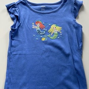 Gymboree t with mermaids size 10